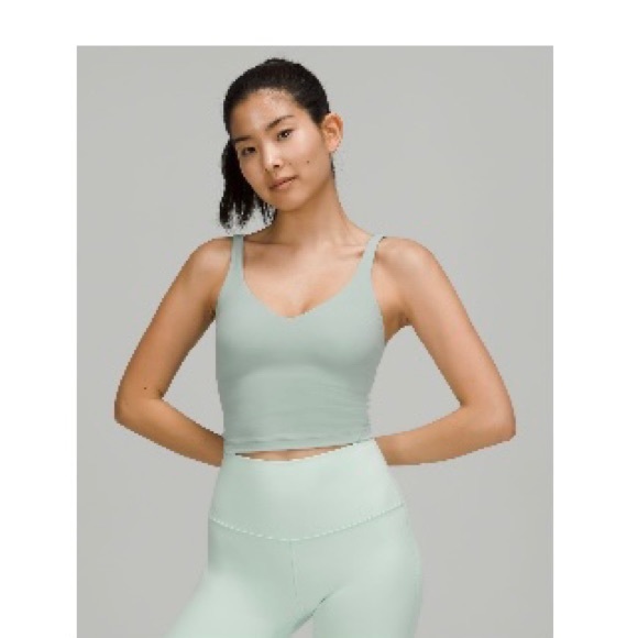 Lululemon Align Crop Tank Silver Blue - Picture 4 of 4